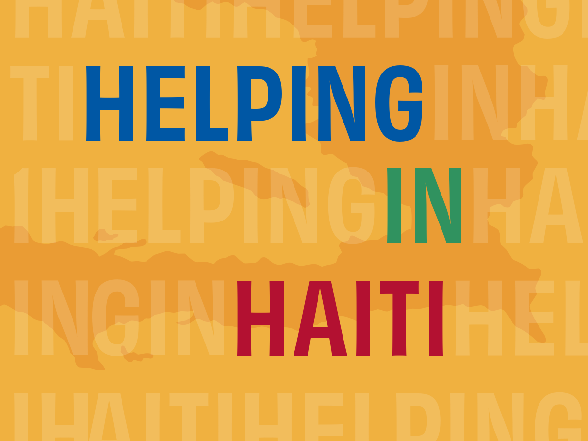 helping in haiti