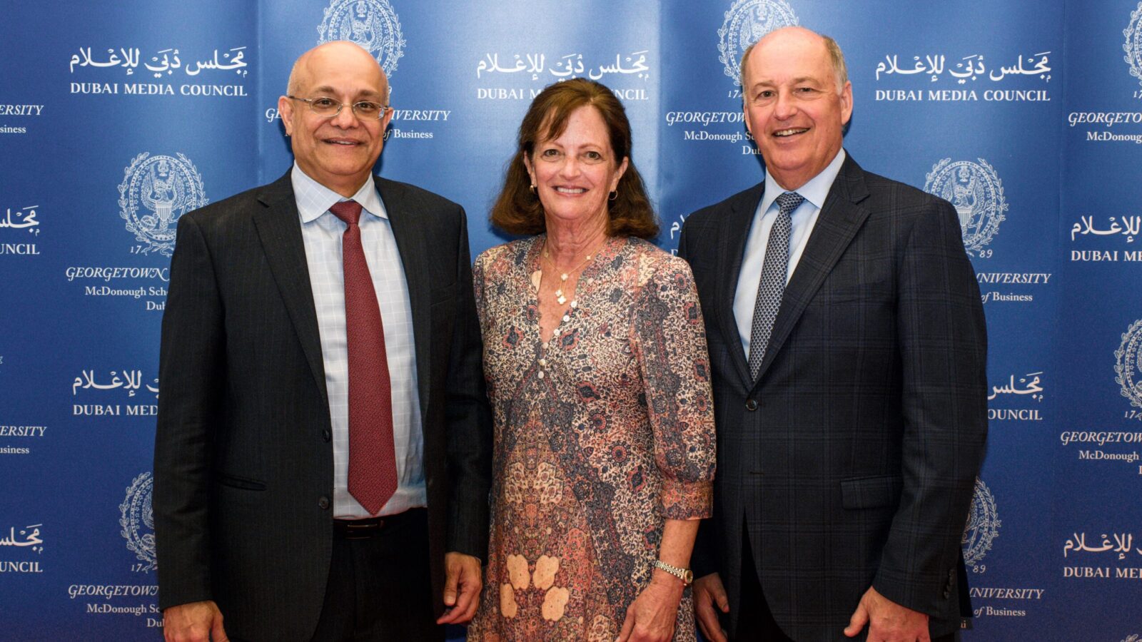Sandeep Dahiya with Kay and Peter N. “Pete” Crnkovich.