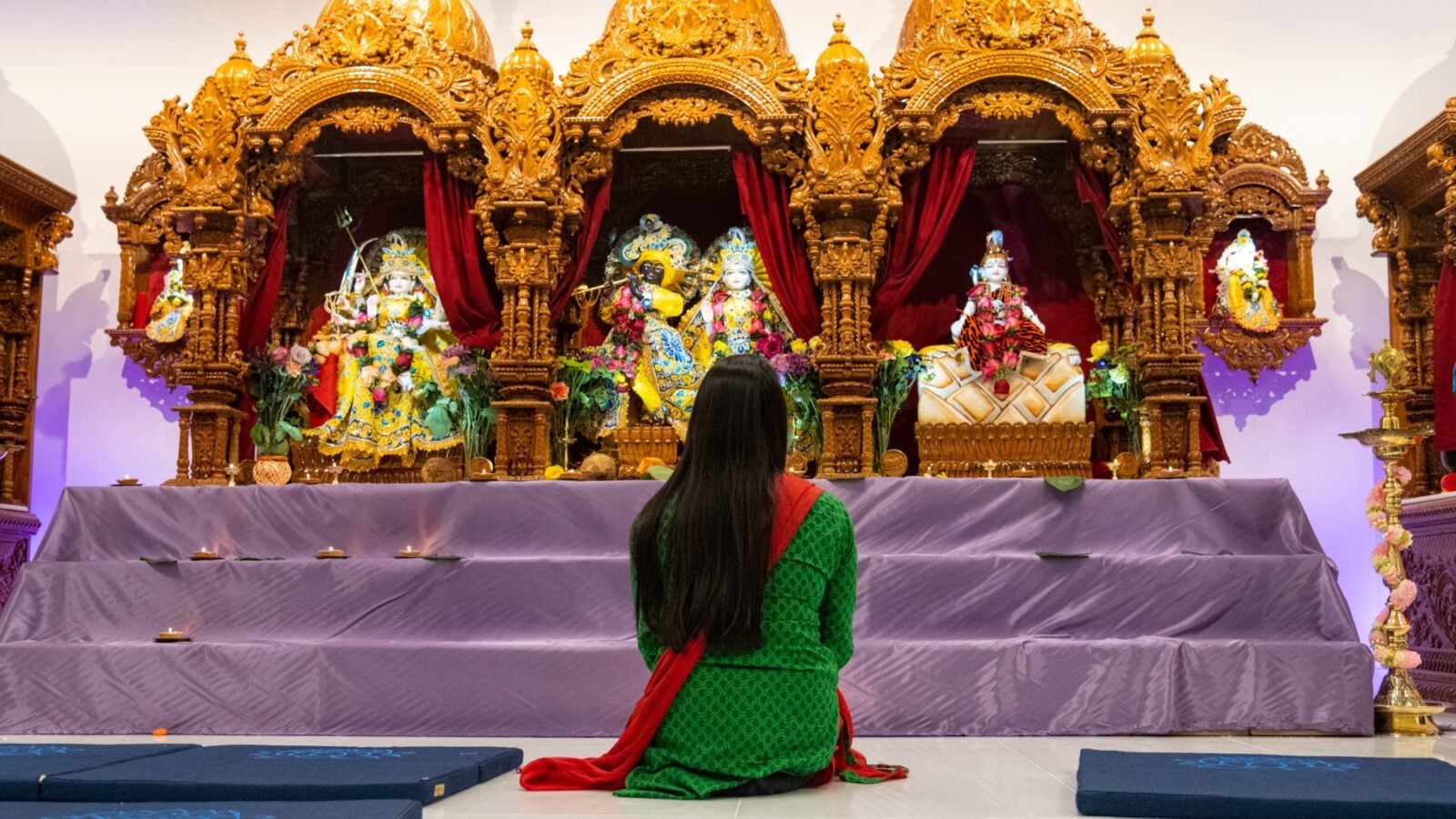 student at dharmic center