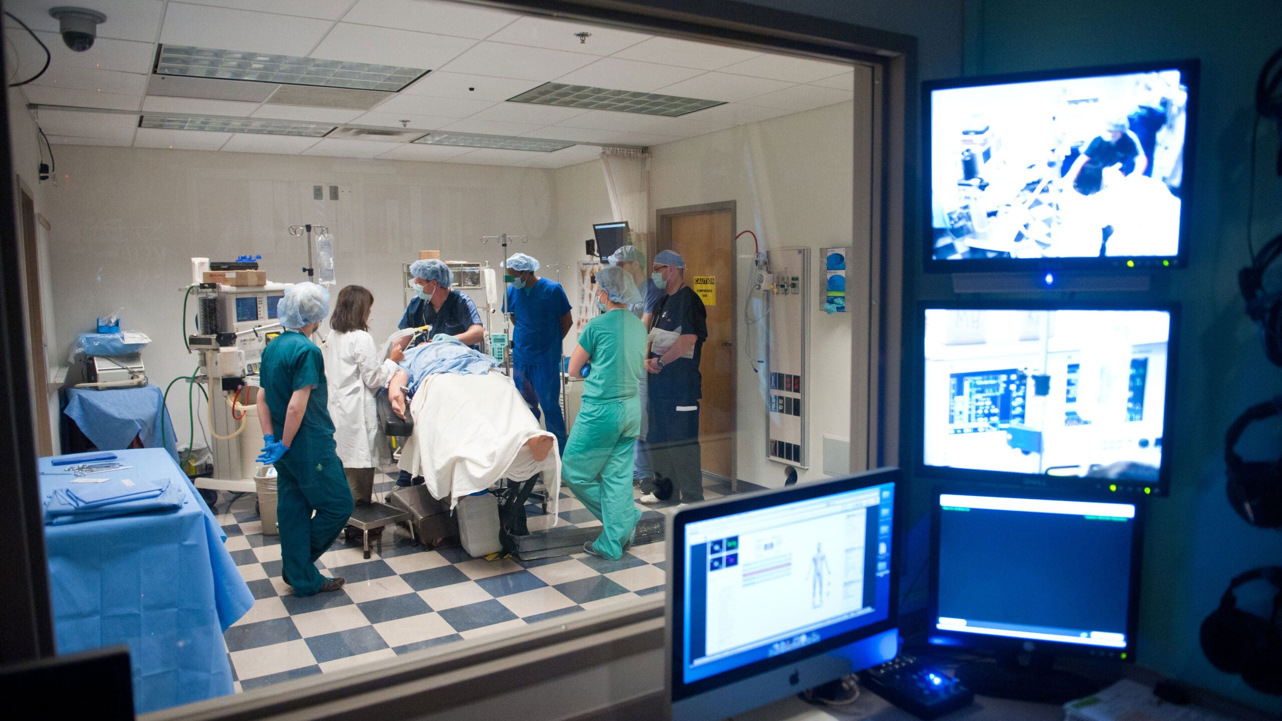 nurses in operating room