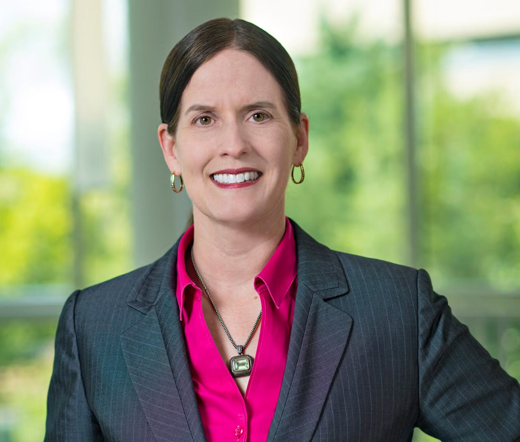 Laura DeNardis smiling