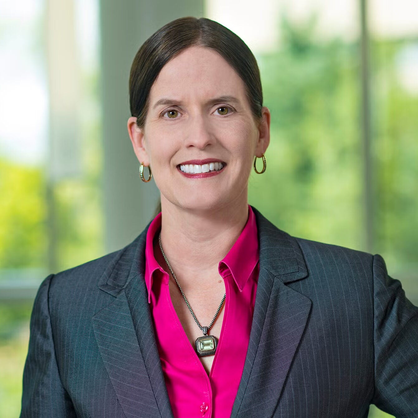 Laura DeNardis smiling