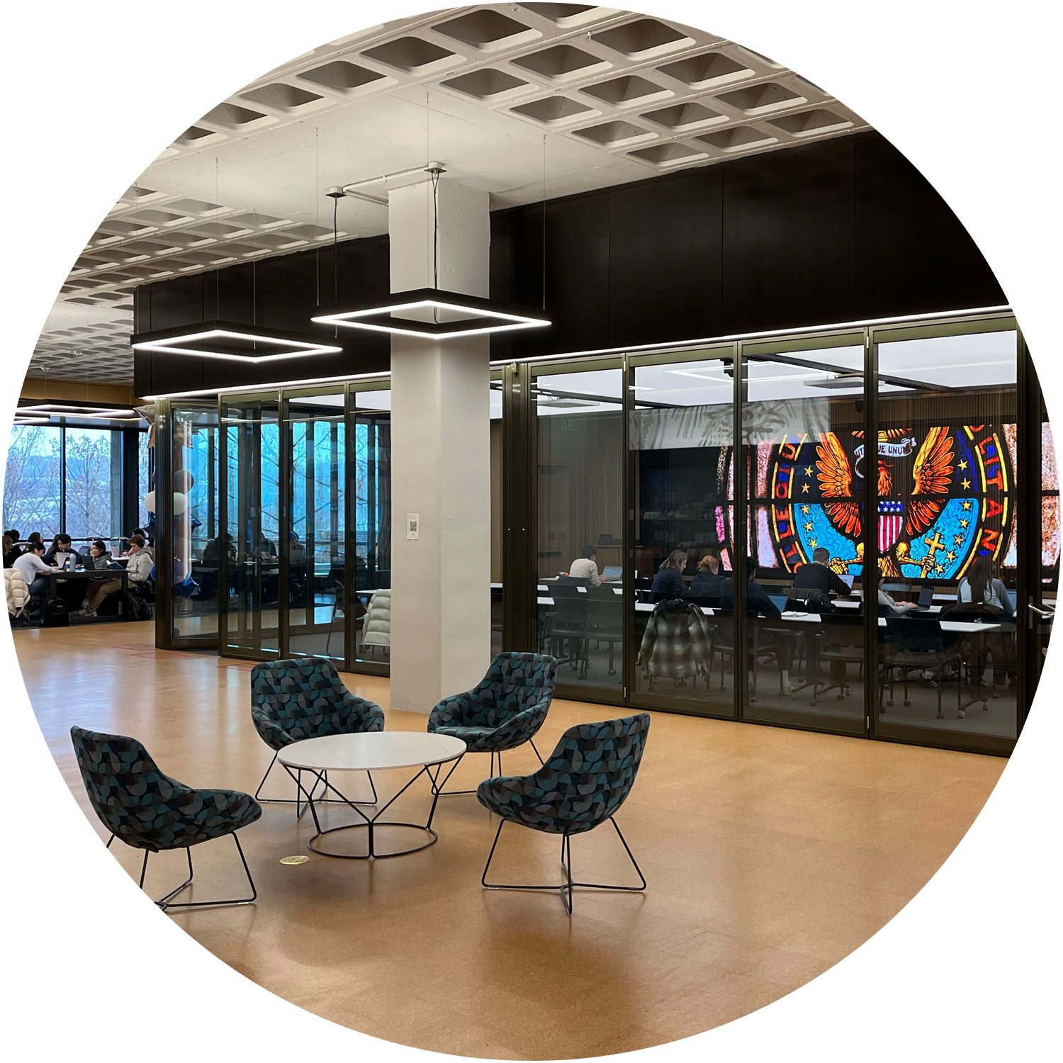 internal campus space at the capitol campus